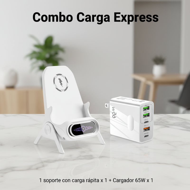📱🔥 ¡50% OFF por Tiempo Limitado! Soporte para Teléfono con Carga Inalámbrica Rápida 360° – ¡2ª Unidad al 50% EXTRA! ⚡🚗