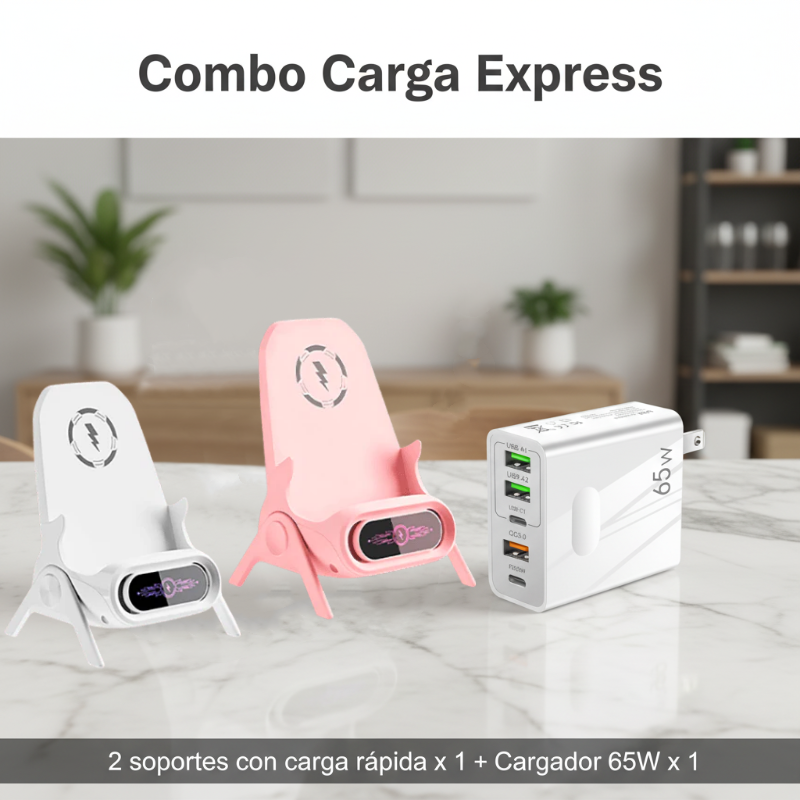 📱🔥 ¡50% OFF por Tiempo Limitado! Soporte para Teléfono con Carga Inalámbrica Rápida 360° – ¡2ª Unidad al 50% EXTRA! ⚡🚗
