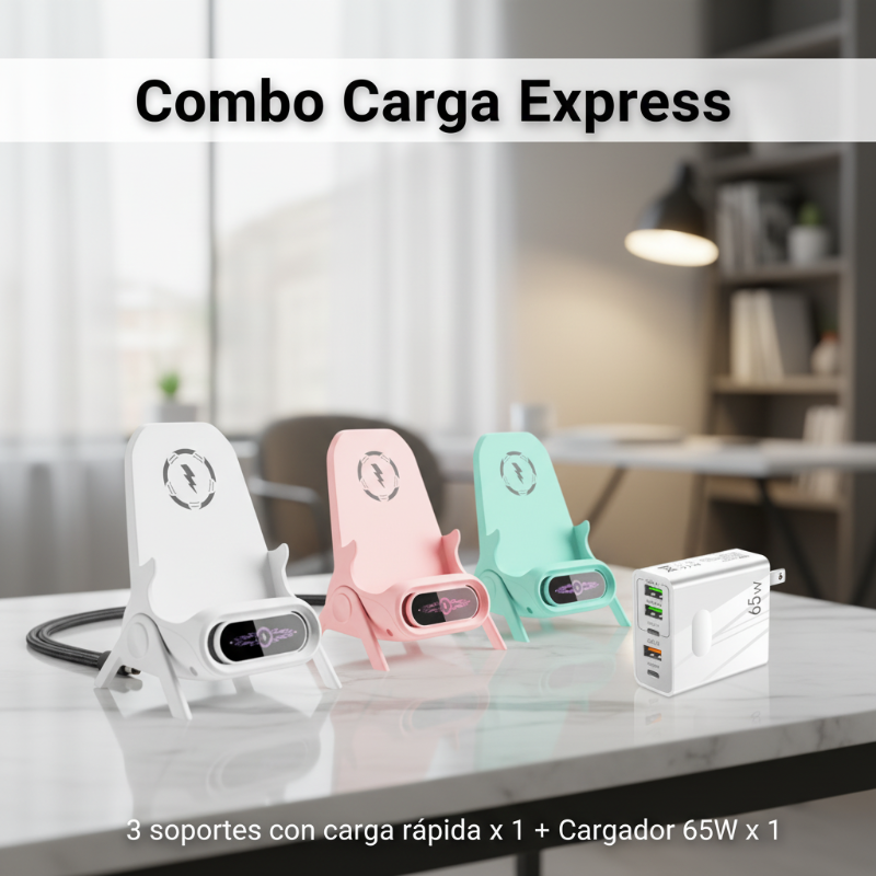 📱🔥 ¡50% OFF por Tiempo Limitado! Soporte para Teléfono con Carga Inalámbrica Rápida 360° – ¡2ª Unidad al 50% EXTRA! ⚡🚗