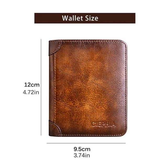 ⏰🔥 ¡50% DE DESCUENTO POR TIEMPO LIMITADO! 💼 Cartera Minimalista de Cuero para Hombre – Ultraplana, Segura y Elegante ✨🌟