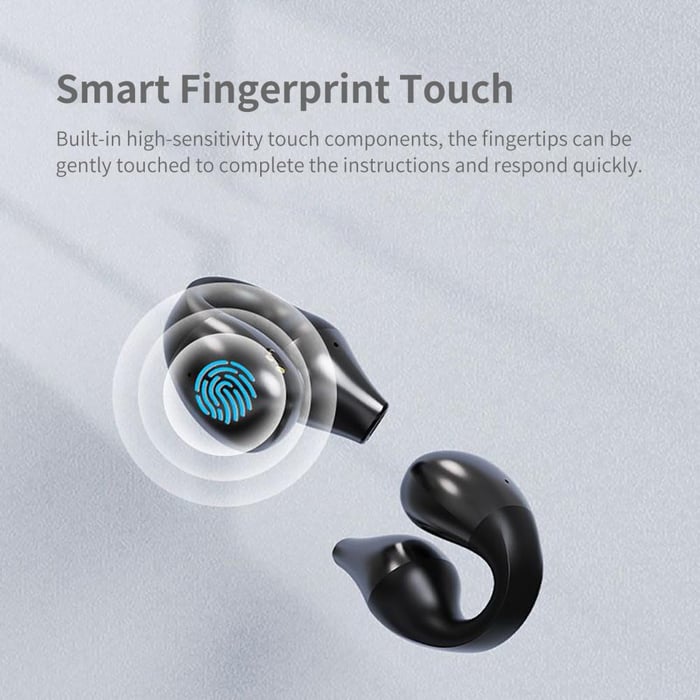 Auriculares Inalámbricos de Conducción ósea con Clip para la Oreja（auriculares deportivos））