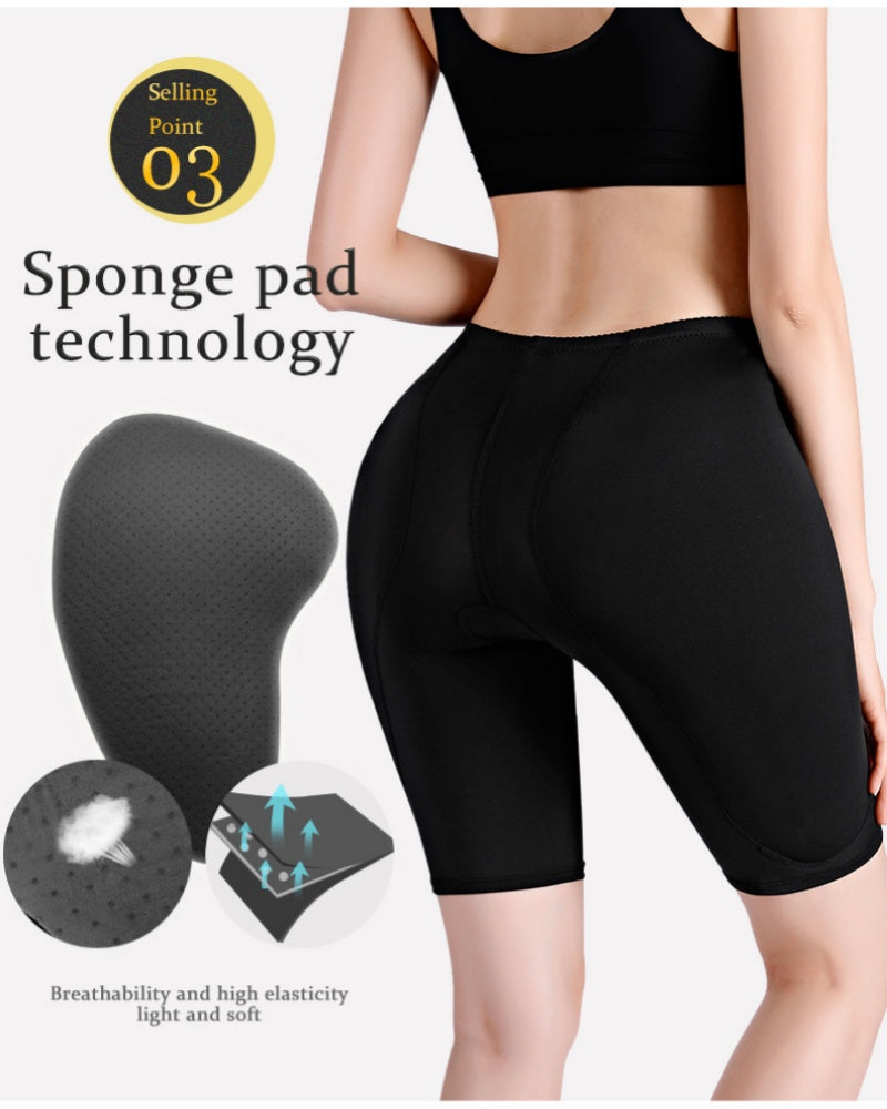 Shorts moldeadores para mujer, de tiro medio, control de abdomen y levantamiento de glúteos