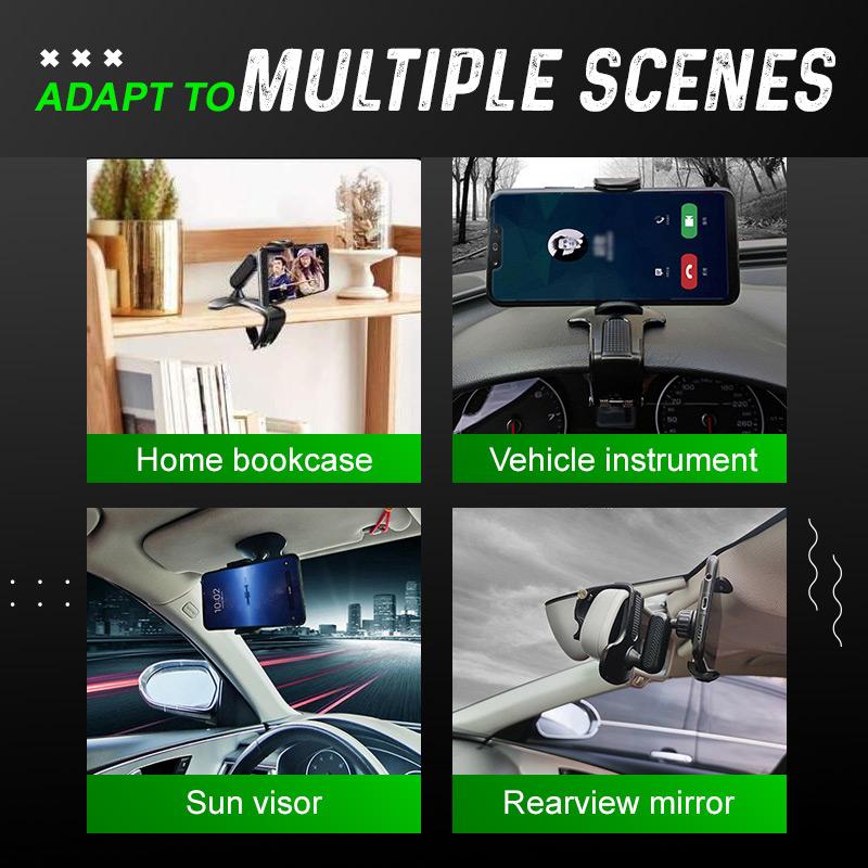 Soporte para teléfono multifuncional para salpicadero de coche