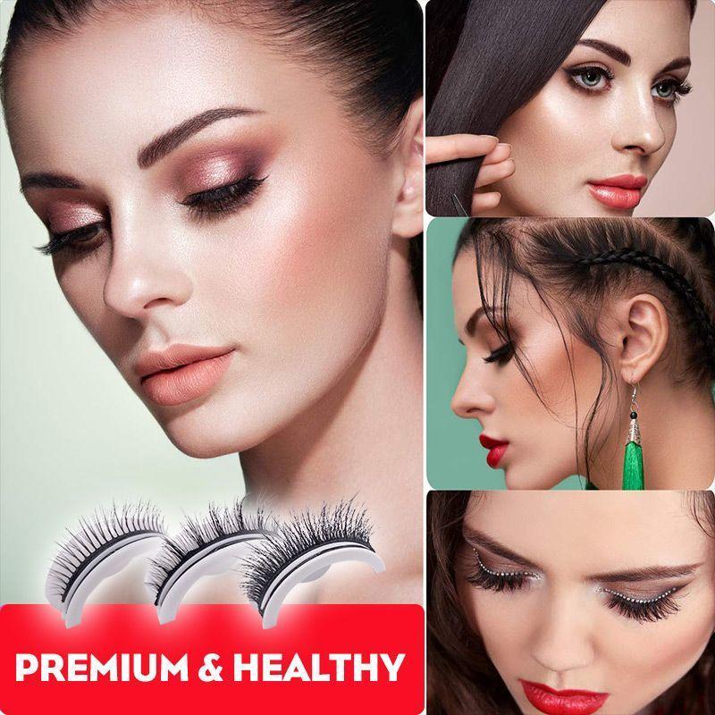 💖✨ ¡OFERTA 50% OFF! Pestañas Autoadhesivas Reutilizables – Sin Pegamento