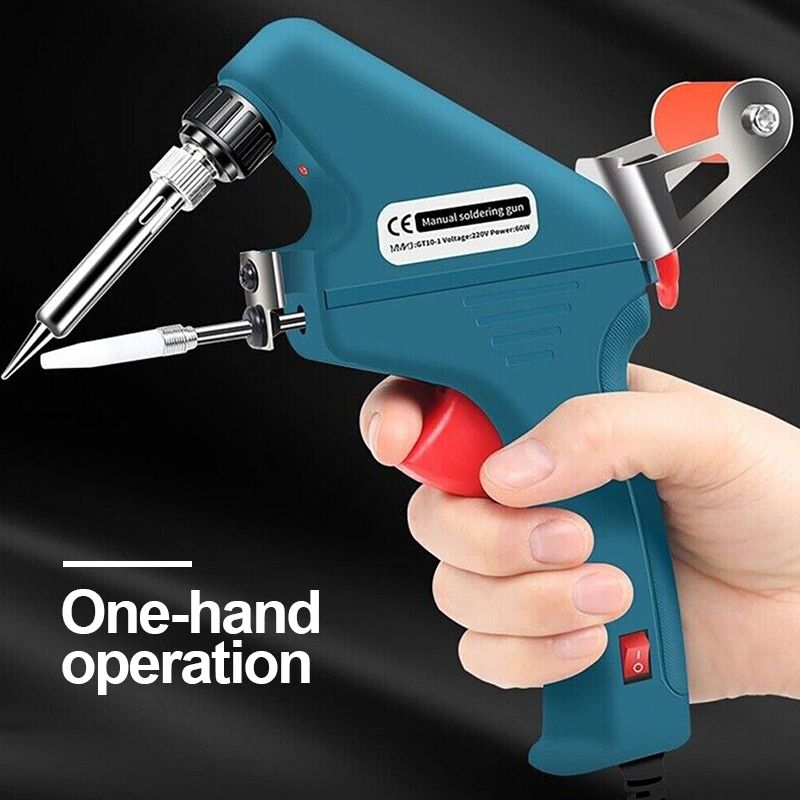 ⏰🔥 ¡Oferta Especial 50% OFF! 🔧 Soldador Manual 60W – Calentamiento Rápido y Preciso para Proyectos Electrónicos ✨💡