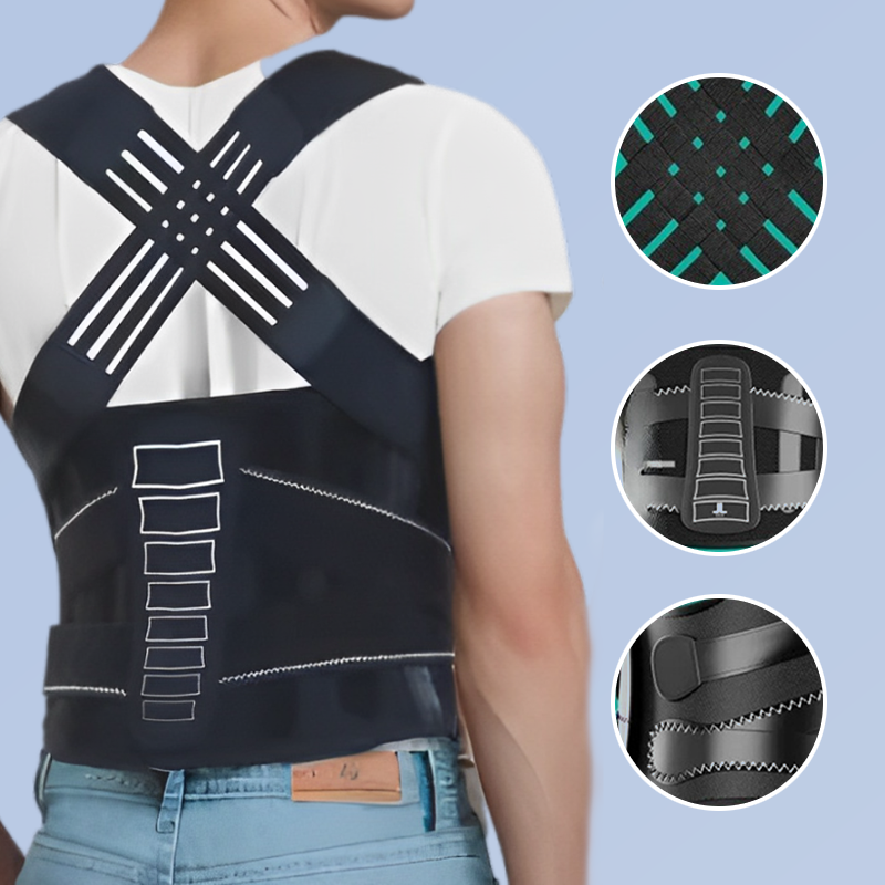 💪✨ Corrector de Postura Universal Ajustable – Gran Soporte para una Postura Saludable y Cómoda Todo el Día 🧘‍♂️🌟