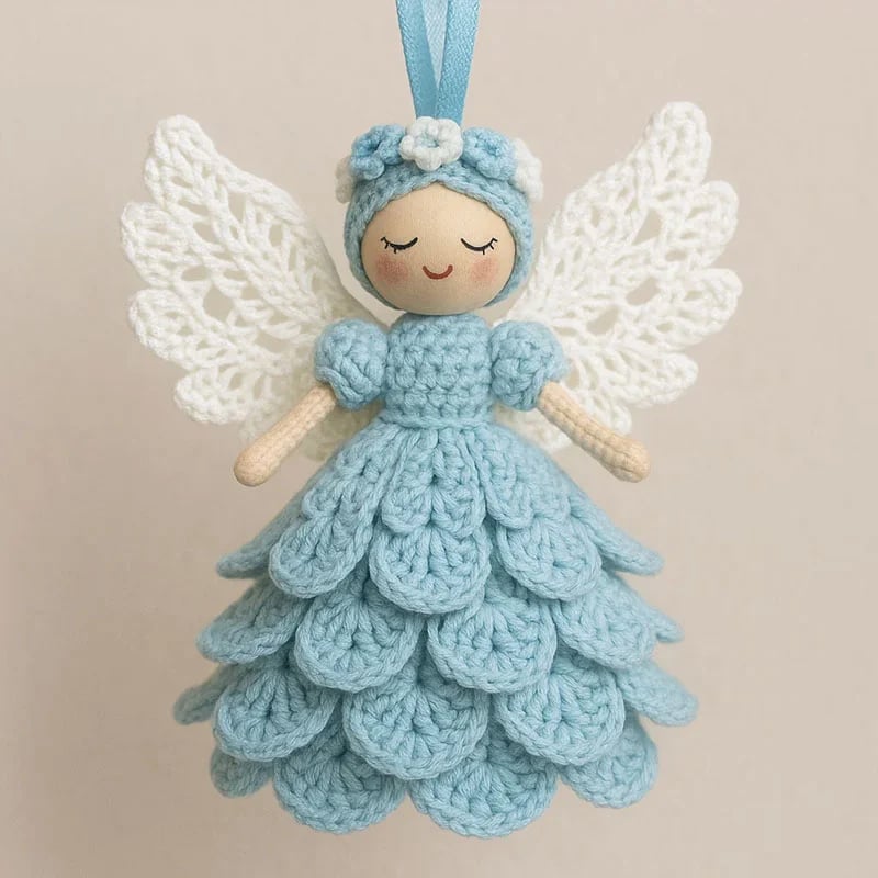 👼 ¡Solo Hoy! 50% OFF en el Kit para Tejer tu Ángel ✨ Todo lo que Necesitas: Hilo Acrílico, Agujas e Instrucciones para Principiantes 🧶