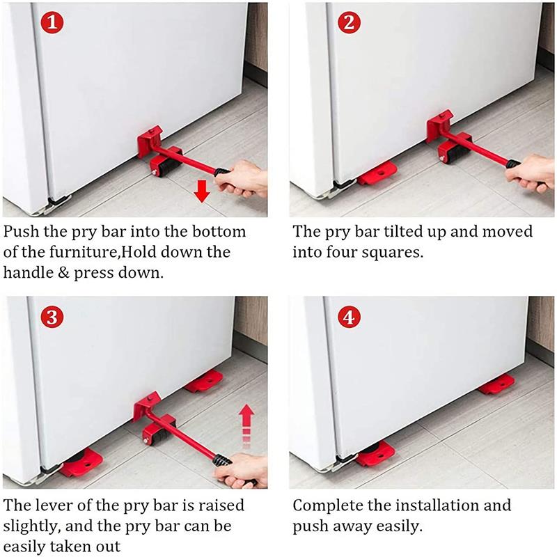 🔥✨ Mueble con Sistema de Elevación – 4 Bloques Deslizantes, Capacidad de Carga de 150kg y Rodillos para Proteger el Piso 🏠🔧