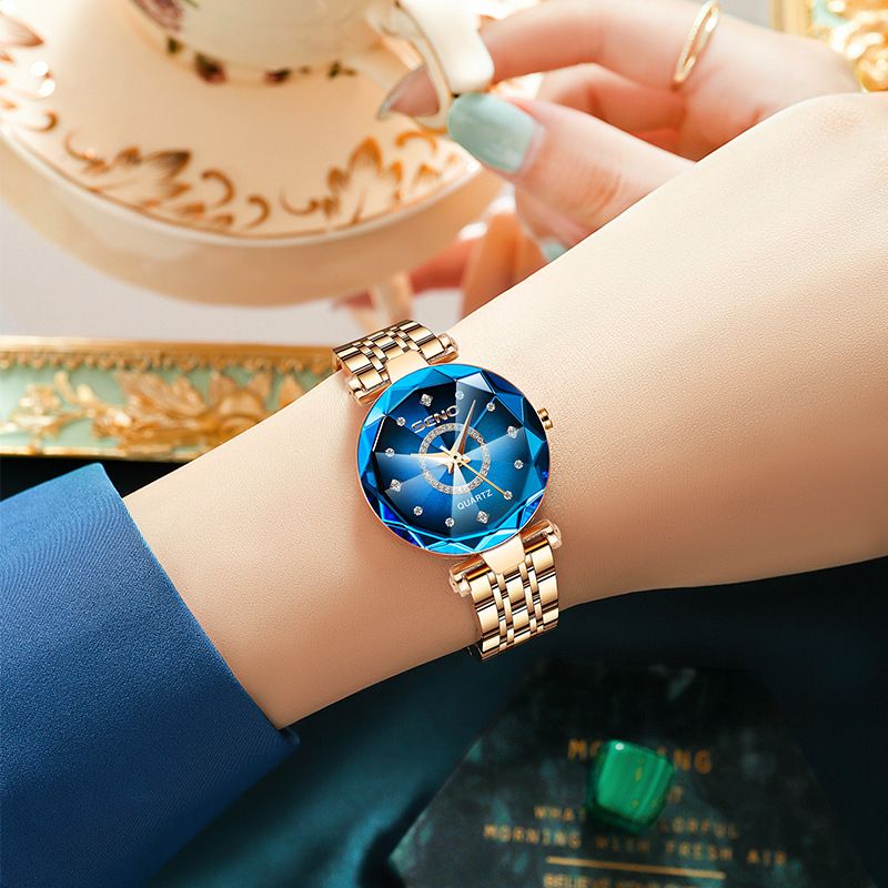 ✨💖 ¡50% DE DESCUENTO! Reloj de Acero Inoxidable para Mujer “Delicate Starry” ⌚🌟 — Elegante, Brillante y Súper Vendido 💝🔥