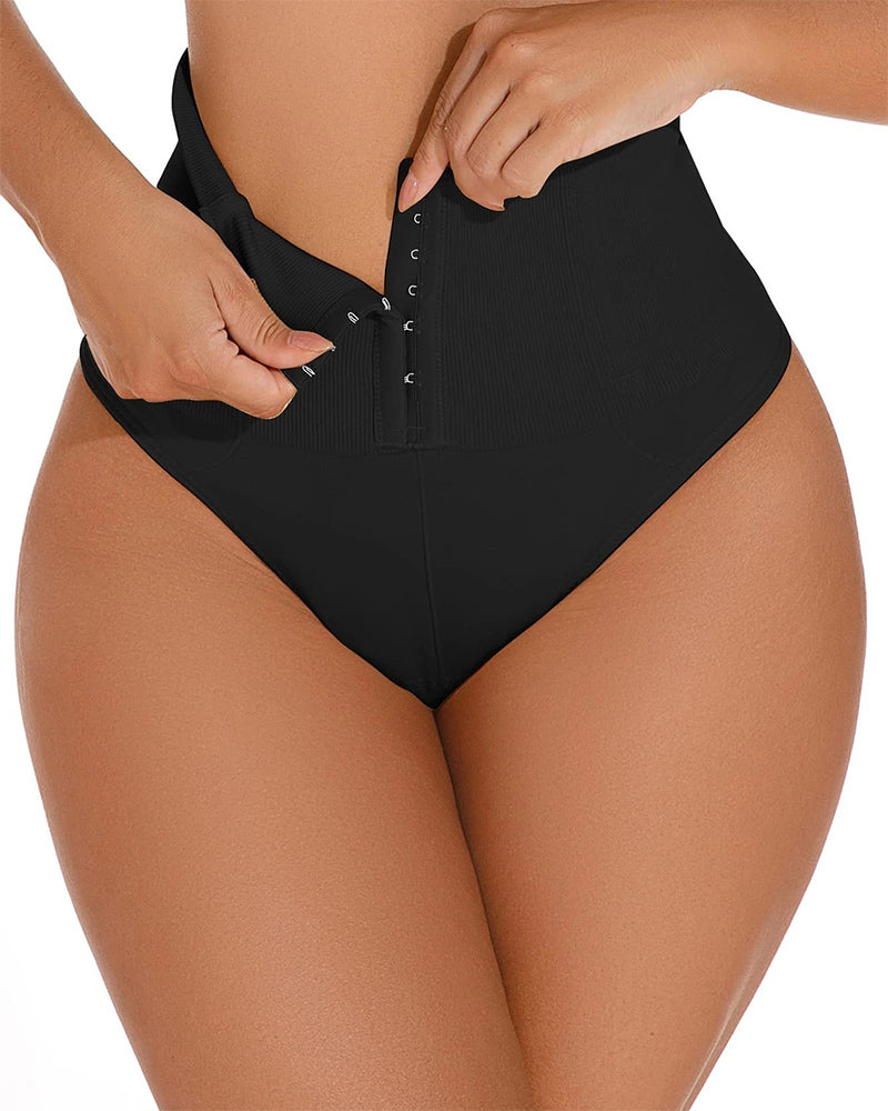 Braga Moldeadora Sin Costuras de Cintura Alta con Control de Abdomen y Diseño de Un Solo Botón