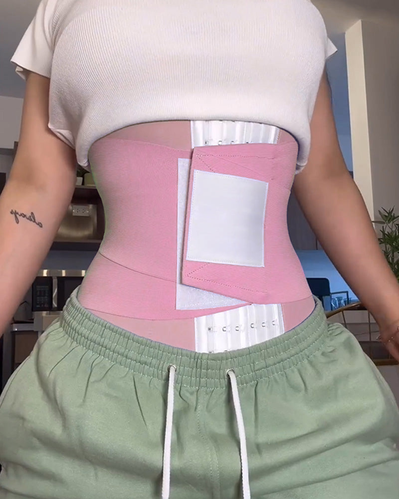 Shapshe® Faja Reductora de Doble Compresión para Mujer, Cinturilla Sauna para Sudoración Abdominal