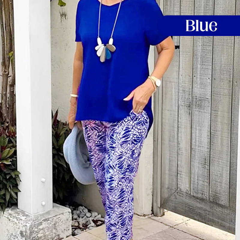 ⏰🔥 ¡50% DE DESCUENTO POR TIEMPO LIMITADO! 💃 Conjunto casual de dos piezas para mujer: cómodo, elegante y perfecto para el día a día ✨🌿