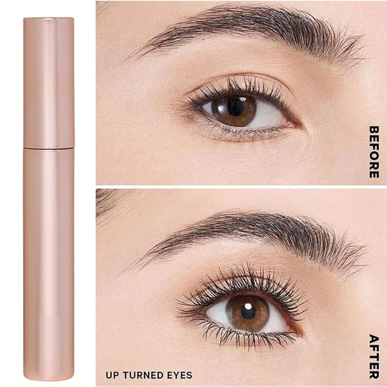 👁️✨ Máscara de Pestañas Impermeable y a Prueba de Manchas – Alarga, Riza y Dura Todo el Día para una Mirada Deslumbrante 💖🌟