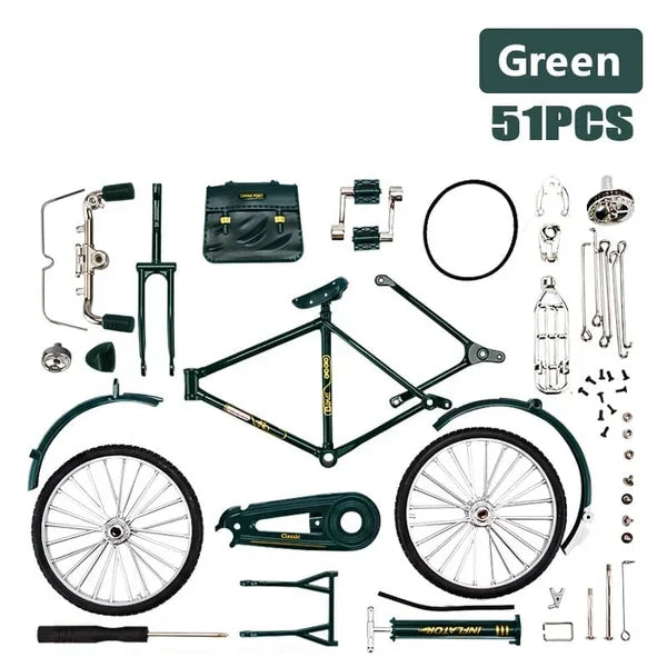 🚲🔥 Modelo de Bicicleta DIY en Miniatura – Armado Fácil, Perfecto para Decoración y Colección ✨🏠