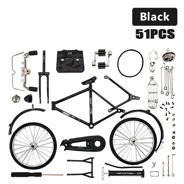 🚲🔥 Modelo de Bicicleta DIY en Miniatura – Armado Fácil, Perfecto para Decoración y Colección ✨🏠