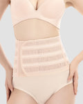 Faja Moldeadora de Recuperación para Mujer, Transpirable y con Diseño Hueco, Control de Abdomen, Entrenador de Cintura con Velcro