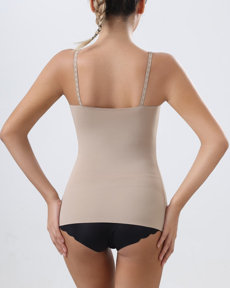Camisetas Moldeadoras Sin Costuras para Mujer con Control de Abdomen, Espalda Baja y Compresión