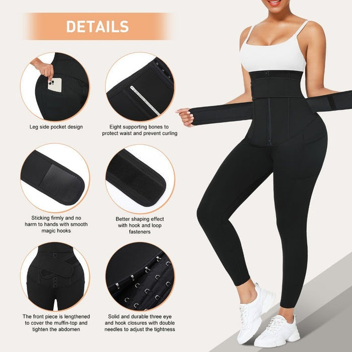 Leggings Levanta Glúteos con Control de Abdomen Elásticos