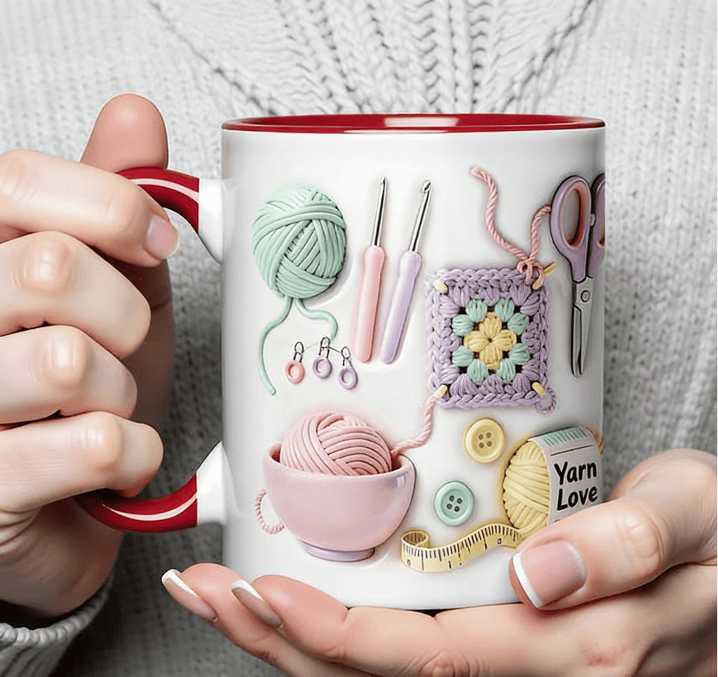 ⏰🔥 ÚLTIMO DÍA – ¡50% DE DESCUENTO! 🏆 Taza Yarn Love – Regalo Perfecto para Artesanos y Almas Creativas 💖 Más de 50.000 Unidades Vendidas ⚡ Casi Agotadas 💥
