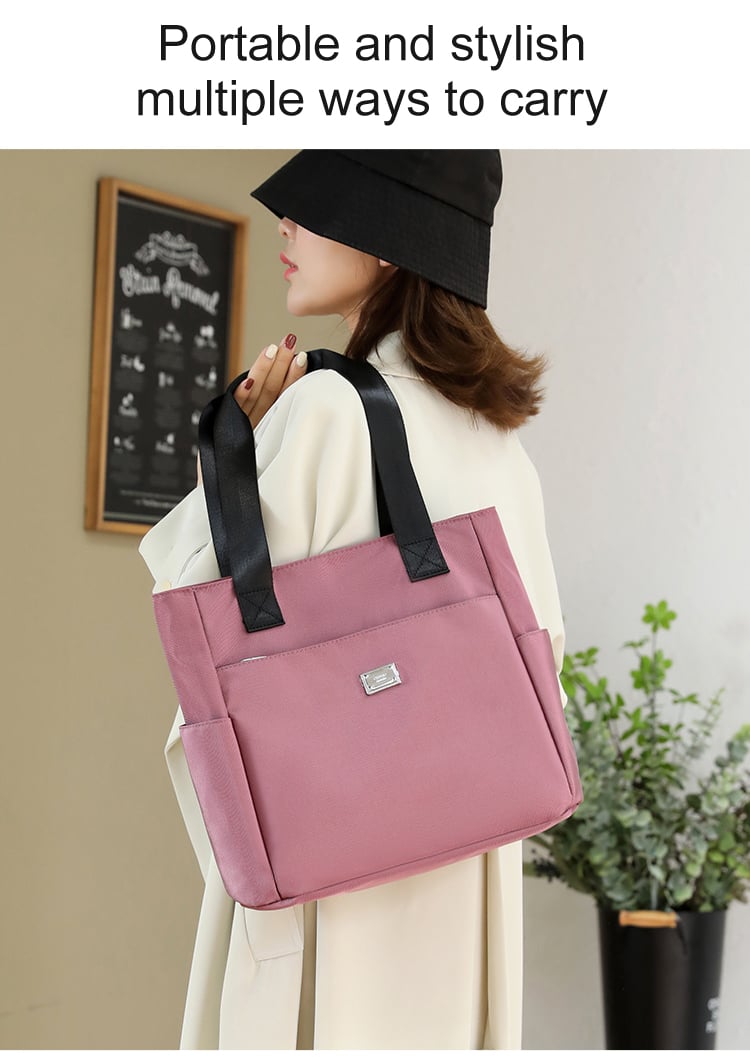 👜 Bolso de Hombro de Nailon Impermeable 🌧️ Con Múltiples Bolsillos de Gran Capacidad 🎒 Ideal para tu día a día ✨