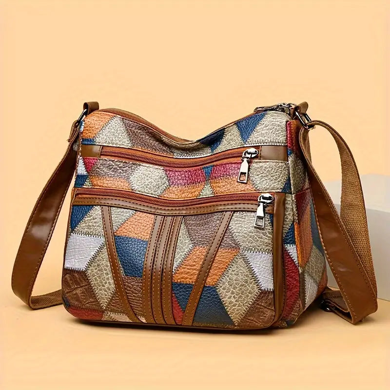 Bolso Bandolera Tejido Impermeable Aura Prisma Horizonte, Organización y Estilo sin Esfuerzo