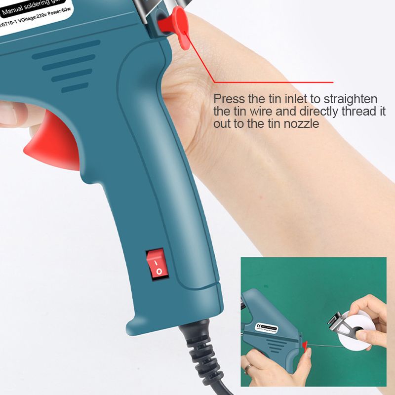 ⏰🔥 ¡Oferta Especial 50% OFF! 🔧 Soldador Manual 60W – Calentamiento Rápido y Preciso para Proyectos Electrónicos ✨💡