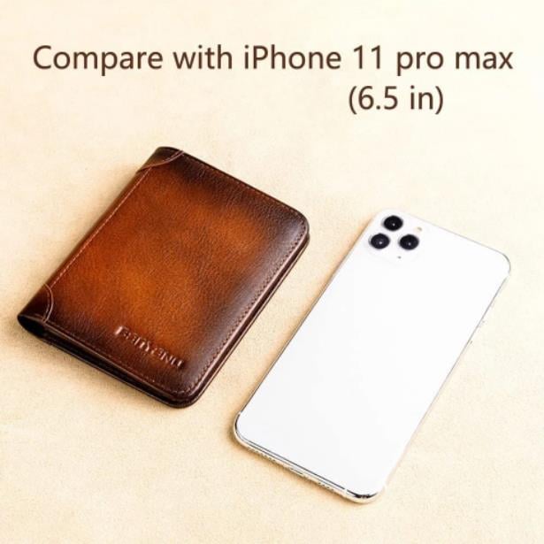 ⏰🔥 ¡50% DE DESCUENTO POR TIEMPO LIMITADO! 💼 Cartera Minimalista de Cuero para Hombre – Ultraplana, Segura y Elegante ✨🌟