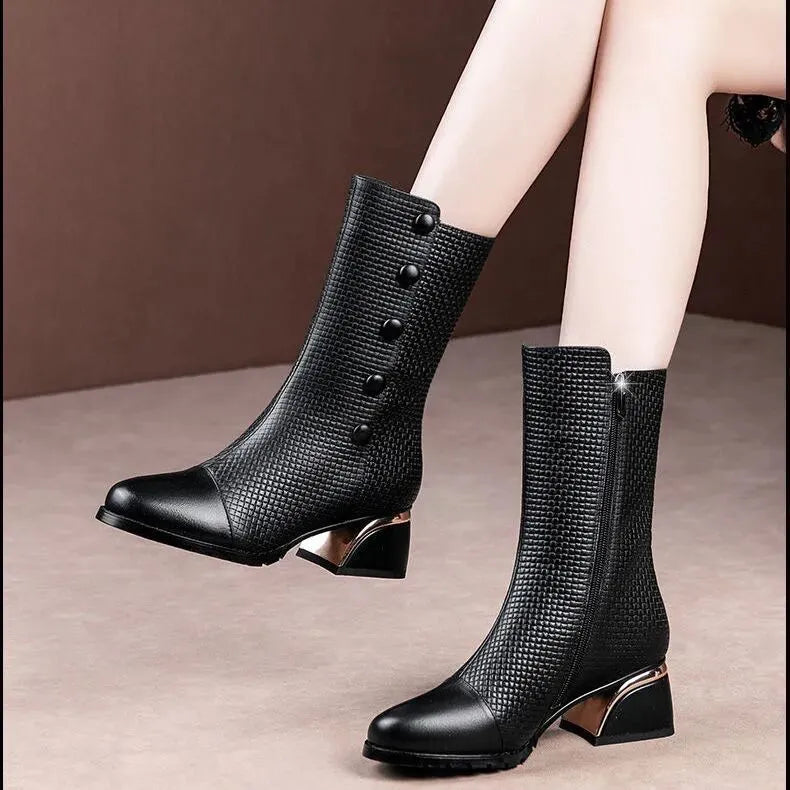 Botas Ortopédicas Cuero Premium Brisa Serenidad Nube, Máximo Confort y Alivio de Dolor