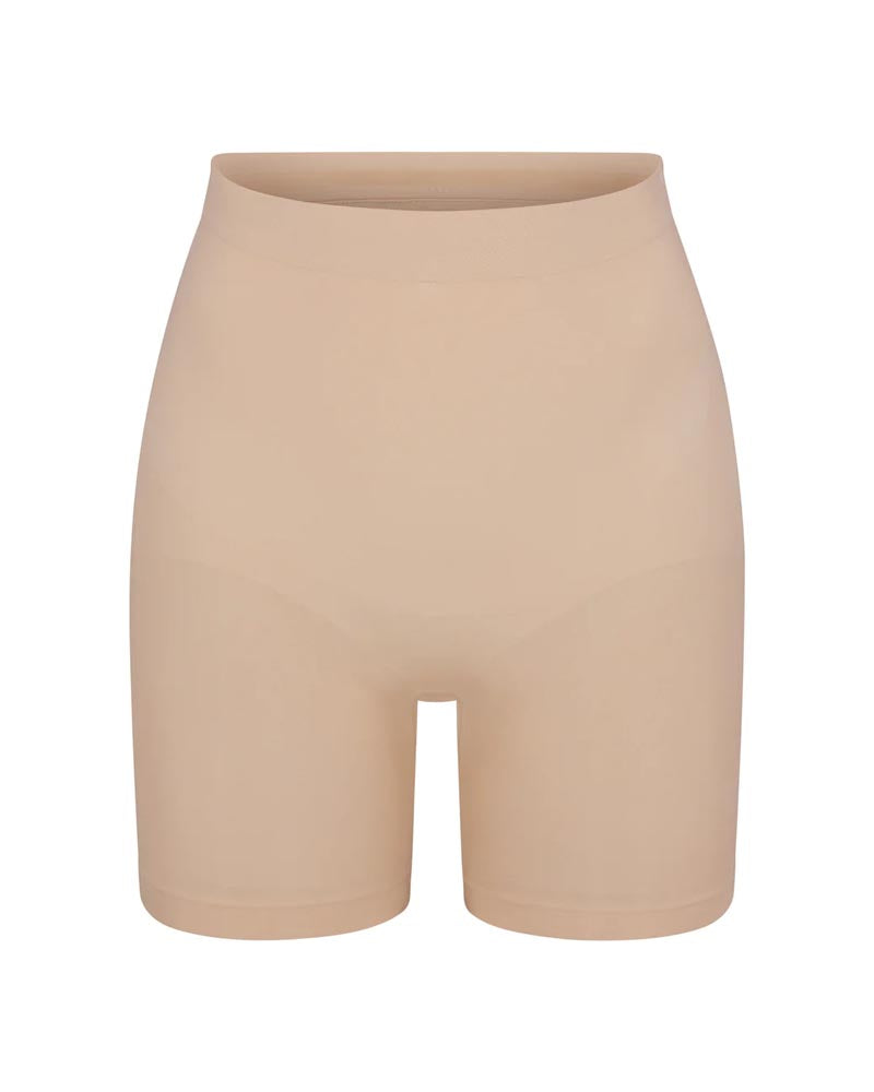 Shorts moldeadores sin costuras de cintura alta para control de abdomen y efecto adelgazante