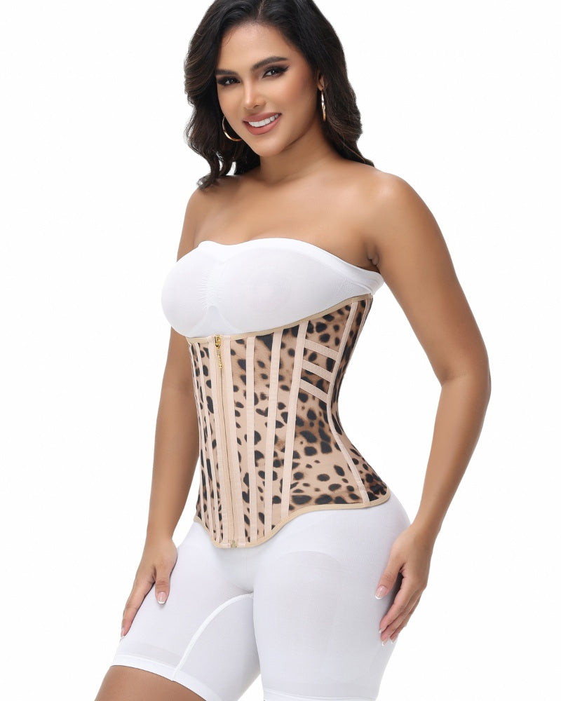 Shapshe® Corset Cinturilla Curvada con Ballenas, Alta Compresión para Cintura Pequeña