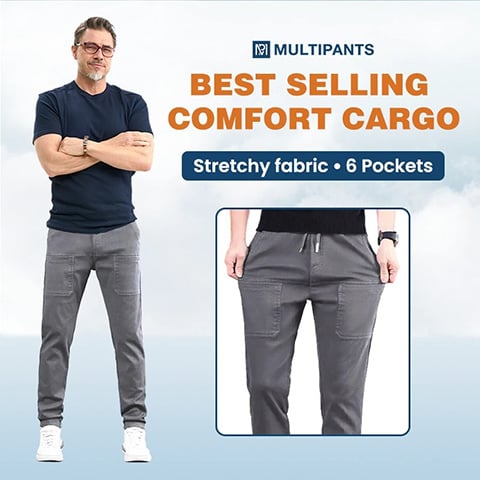 🔥👖 Pantalones Cargo Altos, Elásticos y Duraderos con Múltiples Bolsillos 💼✨