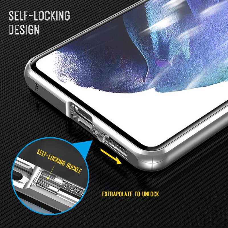 Funda magnética de doble hebilla para Samsung