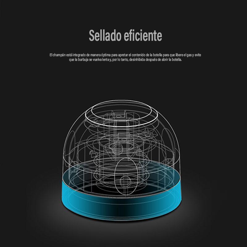 Tapón sellado de silicona para botellas de vino/champán