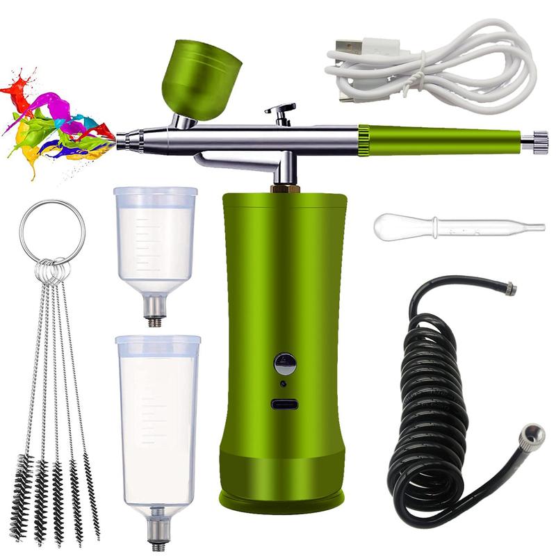 ⏰🔥 ¡Oferta Especial 50% OFF! 🎨 Kit Eléctrico de Cepillo de Aire – Compresor Integrado para Pintura Profesional ✨🖌️