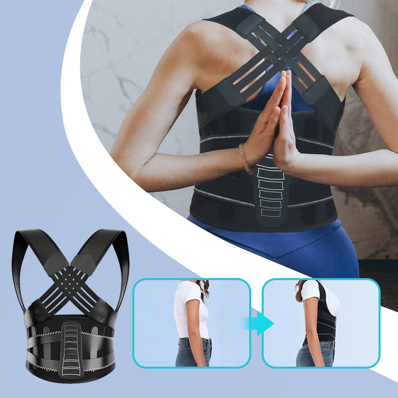 💪✨ Corrector de Postura Universal Ajustable – Gran Soporte para una Postura Saludable y Cómoda Todo el Día 🧘‍♂️🌟