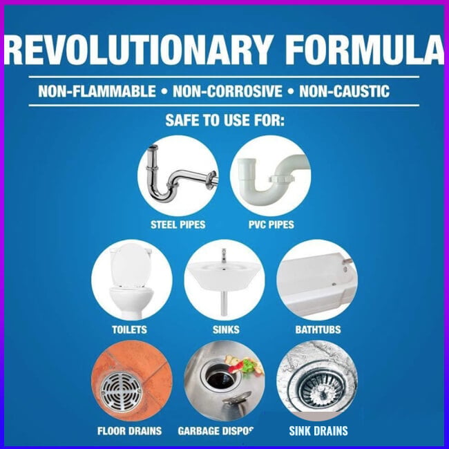 🚿 Desatascador potente, destapa al instante, limpieza total de desagües de cocina! 💪