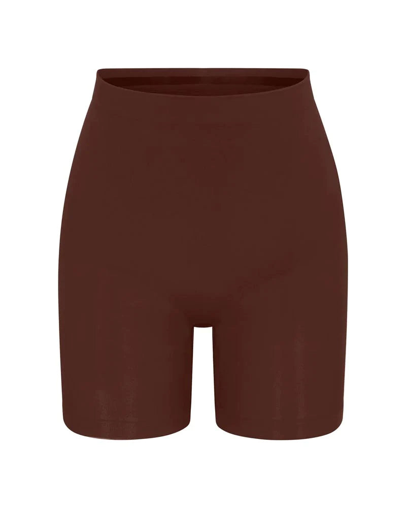 Shorts moldeadores sin costuras de cintura alta para control de abdomen y efecto adelgazante
