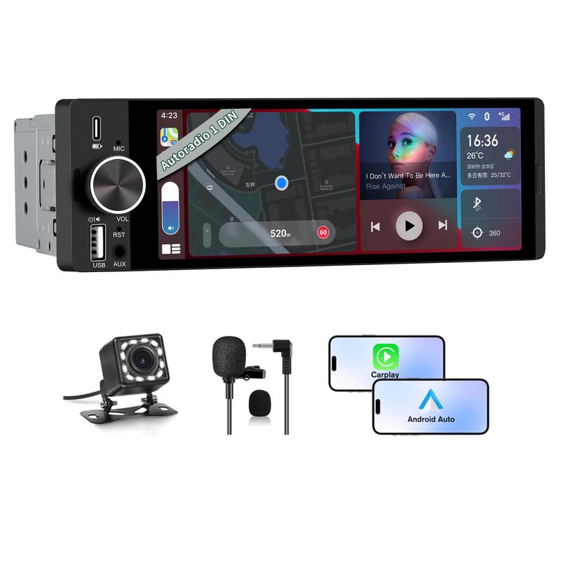 ⏰🔥 ¡Oferta Limitada 50% OFF! 📱 Pantalla Táctil Inteligente Inalámbrica 6,36" – Bluetooth, Control por Voz y Multimedia HD ✨🔊