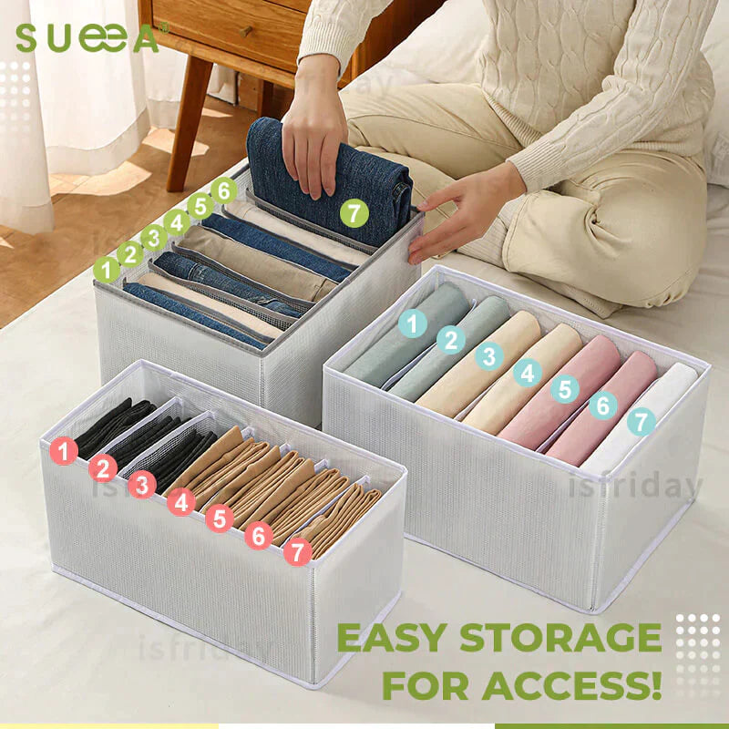 Sueea® Organizador de ropa mejorado con separadores