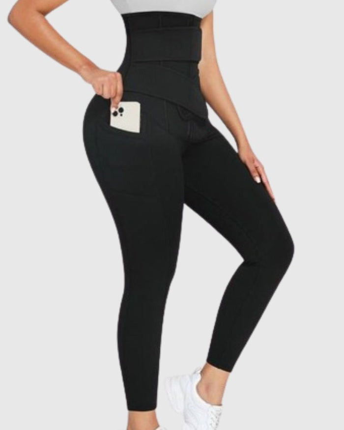 Leggings Levanta Glúteos con Control de Abdomen Elásticos