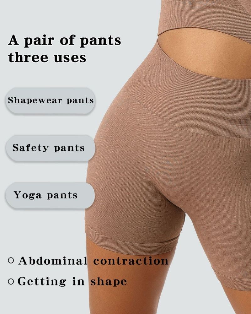 Shorts moldeadores delgados de control abdominal, levantamiento de cadera y tiro medio