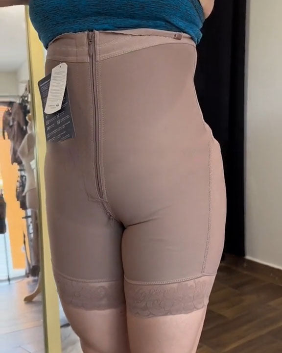 Shorts Moldeadores Fajas Shapshe® para Mujer Sin Tirantes Invisibles, Cintura Alta con Cierre