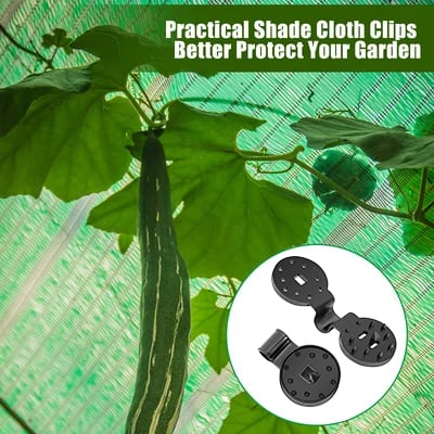 ⏰🔥 ¡50% DE DESCUENTO POR TIEMPO LIMITADO! 🌴 Clips para Red de Sombreo – Fijación Segura y Resistente para Jardín y Patio ☀️✨