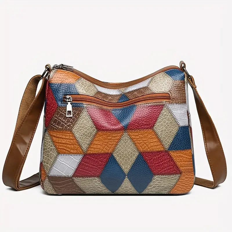 Bolso Bandolera Tejido Impermeable Aura Prisma Horizonte, Organización y Estilo sin Esfuerzo