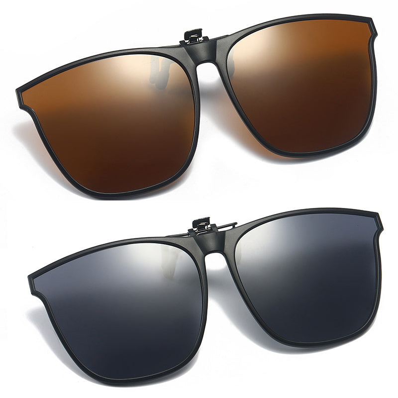 New Polarized Clip-on Flip Up Sunglasses (en inglés)