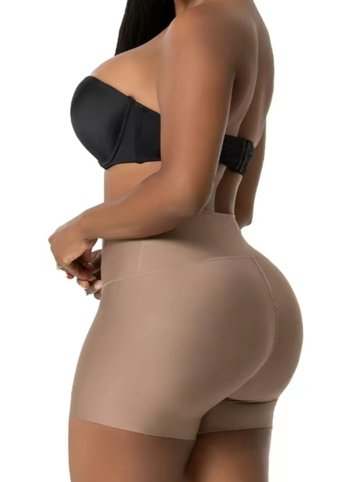 Shorts moldeadores de cuerpo sin costuras para mujer con cintura alta