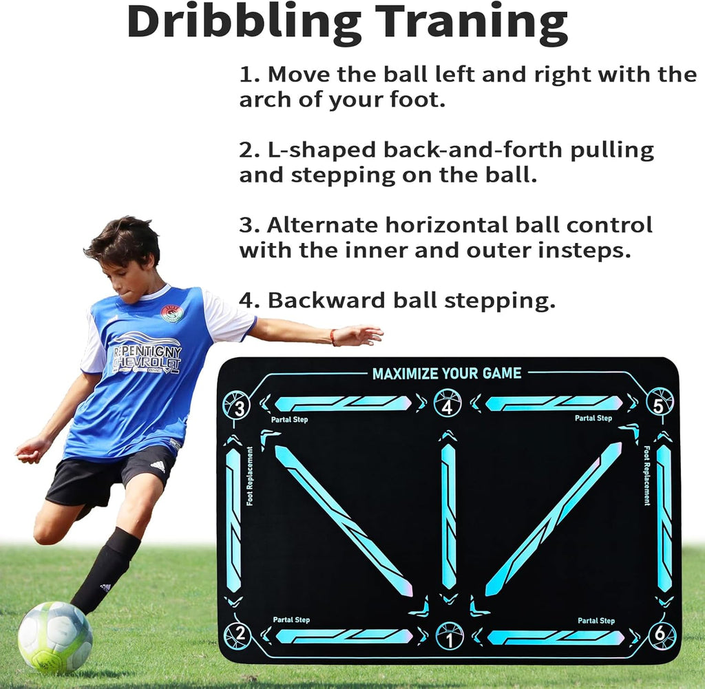 ⚽🔥 ¡50% de DESCUENTO! Tapete de Entrenamiento de Fútbol Antideslizante y Silencioso – Ideal para Todos los Niveles