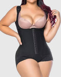 Versión Mejorada 7 Corset de Acero con 3 Filas de Botones, Faja Moldeadora de Abdomen y Cinturón Modelador Corporal
