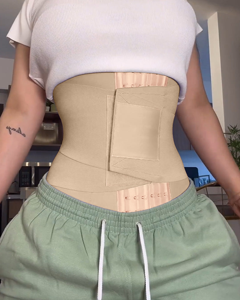 Shapshe® Faja Reductora de Doble Compresión para Mujer, Cinturilla Sauna para Sudoración Abdominal