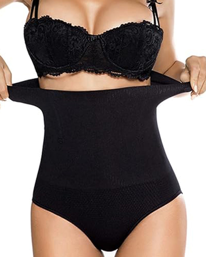 Bragas Moldeadoras de Cintura Alta Levanta Glúteos Sin Costuras con Control de Abdomen
